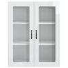 vidaXL Kitchen Cabinet Kalmar High Gloss White 80 x 31 x 100 cm