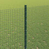 vidaXL Fence with Post Green 1.4 x 50 m Steel and PVC