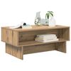 vidaXL Coffee Table Artisan Oak 80 x 46 x 35 cm Engineered Wood