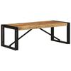 vidaXL Coffee Table 100x50x35 cm Solid Rough Wood Mango