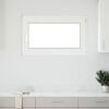 vidaXL Basement Window "RISOR" 100x60 cm Tilt&Turn DIN Right White