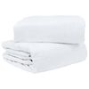 vidaXL Duvet Set with Pillow 3 pcs White Microfiber and Cotton