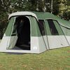 vidaXL Family Tent with Roof Green 762 x 655 x 218 cm Taffeta