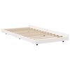 vidaXL Bed Frame White 90 x 200 cm Solid Pine wood