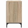 vidaXL Bedside Table Sonoma oak 63.5 x 36 x 61 cm Engineered wood