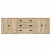 vidaXL Sideboards 3 pcs Sonoma Oak Engineered Wood