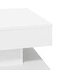 vidaXL Coffee Table 360-Degree Rotatable White 50x50x34.5 cm