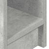 vidaXL Bedside Cabinets with Drawer 2 pcs Concrete Grey 20x36x60 cm