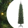 vidaXL Artificial Christmas Tree with 300 LEDs with Stand Green 210 cm