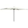 vidaXL Garden Parasol 200 x 300 cm Polyester Rectangular Cream