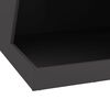 vidaXL Fire Pit Black 50 x 50 x 100 cm Steel