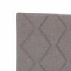 vidaXL Headboard with LED Strip Lights Adjustable Taupe 80 cm Fabric