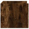 vidaXL Wall Shelf Smoked Oak 70.5x35x30.5 cm Engineered Wood