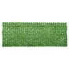 vidaXL Balcony Screen with Green Leaves 400x150 cm