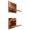 vidaXL Wall Shelves 2 pcs 58x26x20 cm Solid Acacia Wood