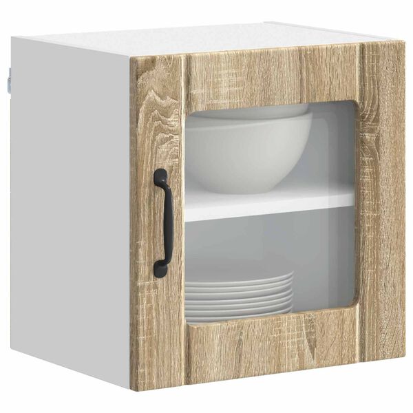 vidaXL Kitchen Cabinet 2 pcs Sonoma Oak 40 x 31 x 40 cm