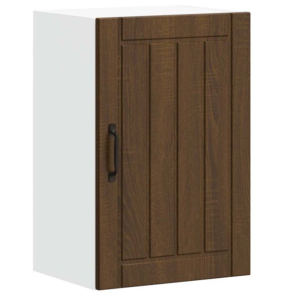 vidaXL Kitchen Wall Cabinet Lucca Brown Oak Engineered Wood