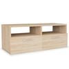 vidaXL TV Cabinets 2 pcs Engineered Wood 95x35x36 cm Oak