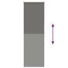vidaXL Roller Blind Blackout Grey 40x130 cm Fabric Width 35.7 cm Polyester