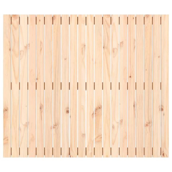 vidaXL Wall Headboard 127.5x3x110 cm Solid Wood Pine