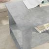 vidaXL Coffee Table Concrete Grey 72 x 50 x 50 cm Engineered Wood