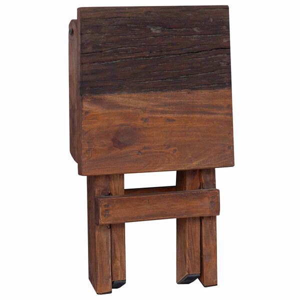 vidaXL Stool Natural 30 x 30 x 48 cm Solid Reclaim wood