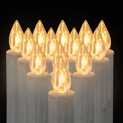vidaXL Wireless LED Candles with Remote Control 10 pcs Warm White