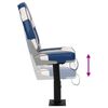 vidaXL Boat Seat with Pedestal Height Adjustable 360&deg; Rotatable