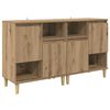 vidaXL Sideboards 2 pcs Artisan Oak 60 x 35 x 70 cm Engineered Wood