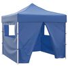vidaXL Foldable Tent 3x3 m with 4 Walls Blue