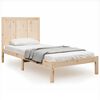 vidaXL Bed Frame without Mattress 90X190 cm Solid Wood Pine