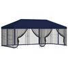 vidaXL 6 x 3 m Blue Polyester and Steel 190 gsm