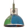 vidaXL Industrial Hanging Lamp 25 W Multicolour Round 40 cm E27