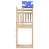 vidaXL Play Tower Brown 85 x 52.5 x 239 cm Solid Pine Wood