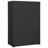 vidaXL Filing Cabinet Anthracite 90x46x134 cm Steel