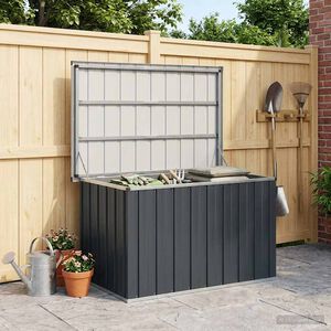 vidaXL Garden Storage Box Anthracite 109x67x65 cm