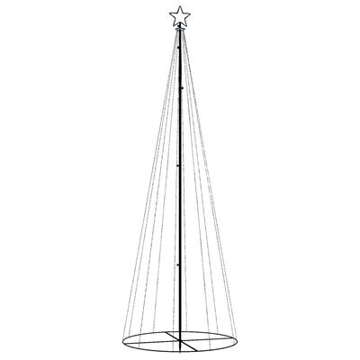 vidaXL Christmas Cone Tree Cold White 310 LEDs 100x300 cm