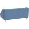 vidaXL Dog Sofa Blue 85x50x39 cm Linen