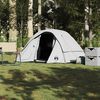 vidaXL Family Tent Cabin 6-Person White Blackout Fabric Waterproof