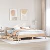 vidaXL Bed Frame with Drawers 180x200 cm Super King Solid Wood Pine