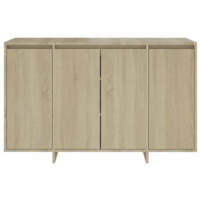 vidaXL Sideboard Sonoma Oak 120x41x75 cm Engineered Wood