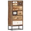 vidaXL Drawer Cabinet 45x30x105 cm Solid Reclaimed Wood