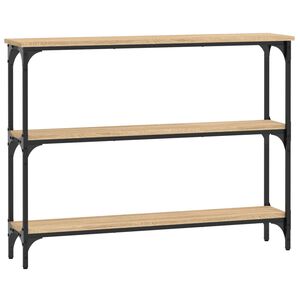 vidaXL Console Table Sonoma Oak 100x22,5x75 cm Engineered Wood