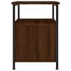 vidaXL Bedside Cabinet Brown Oak 34x35.5x50 cm Engineered Wood