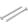vidaXL Screw 2 pcs Silver M6 x 100 mm Steel