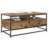 vidaXL Coffee Table Old Wood 100 x 51 x 45 cm Engineered Wood