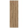 vidaXL Cabinet Manual Artisan Oak 79.5 x 49 x 156 cm Engineered Wood