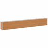 vidaXL Garden Raised Bed Light Brown 485 x 50 x 68 cm Galvanised Steel