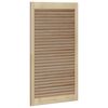 vidaXL Cabinet Door 2 pcs Natural 110 x 59.5 x 2.1 cm Solid pine wood