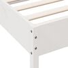 vidaXL Bed Frame without Mattress White 90x200 cm Solid Wood Pine